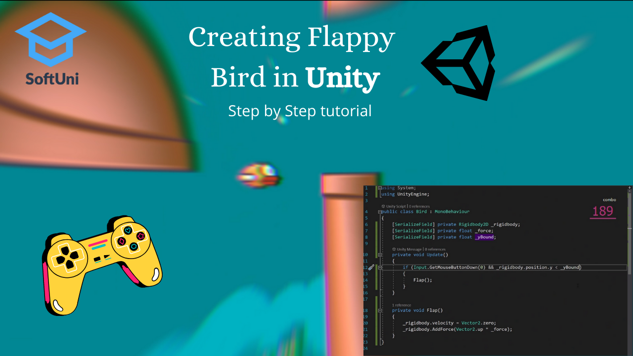 noobtuts - Unity 2D Flappy Bird Tutorial