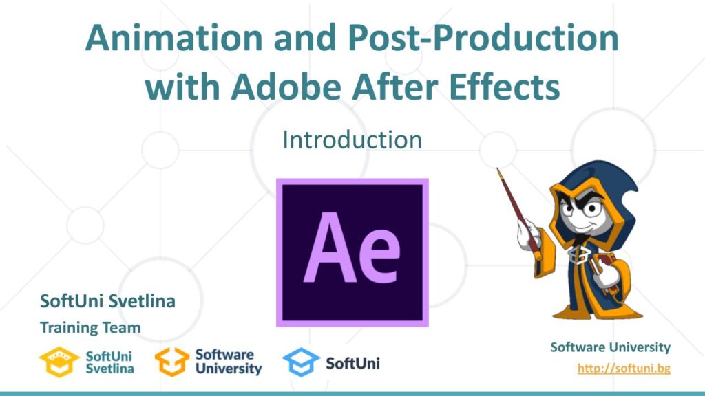 Free After Effects Teaching Resources For Instructors - SoftUni Global